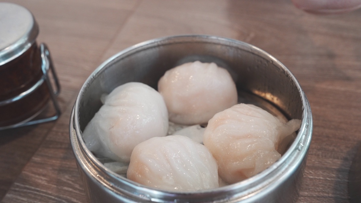 Har Gao / Shrimp Dumplings at HK Dim Sum House