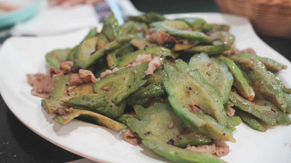 Bittermelon with Fatty Beef at Top One Kitchen Cuisine