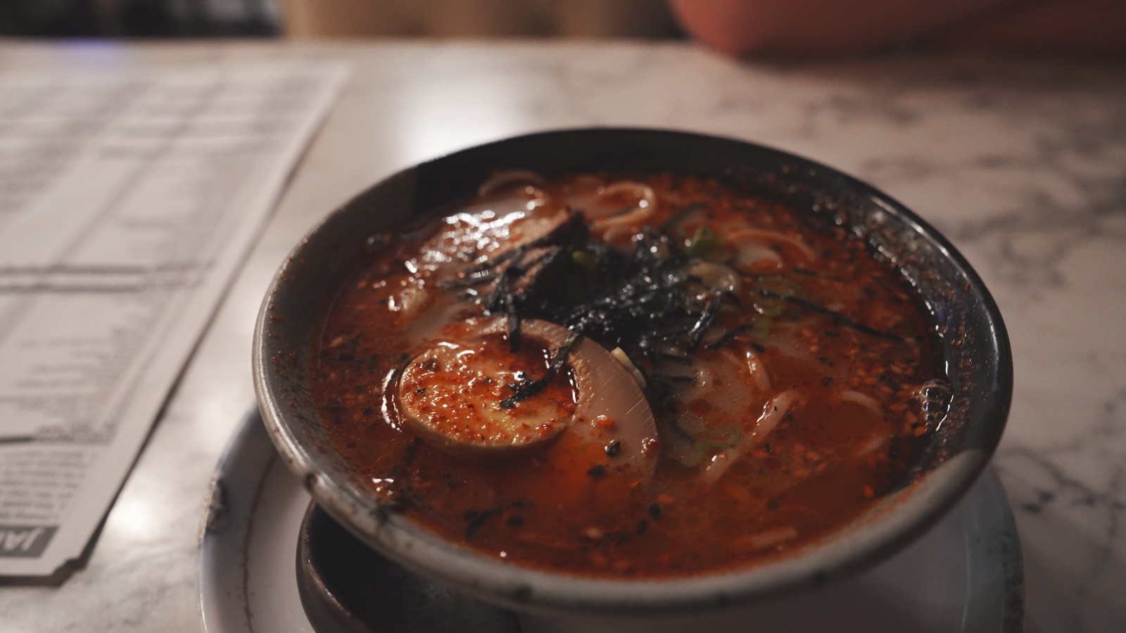 Spicy Tonkotsu Ramen at AYCE Mabu Sushi