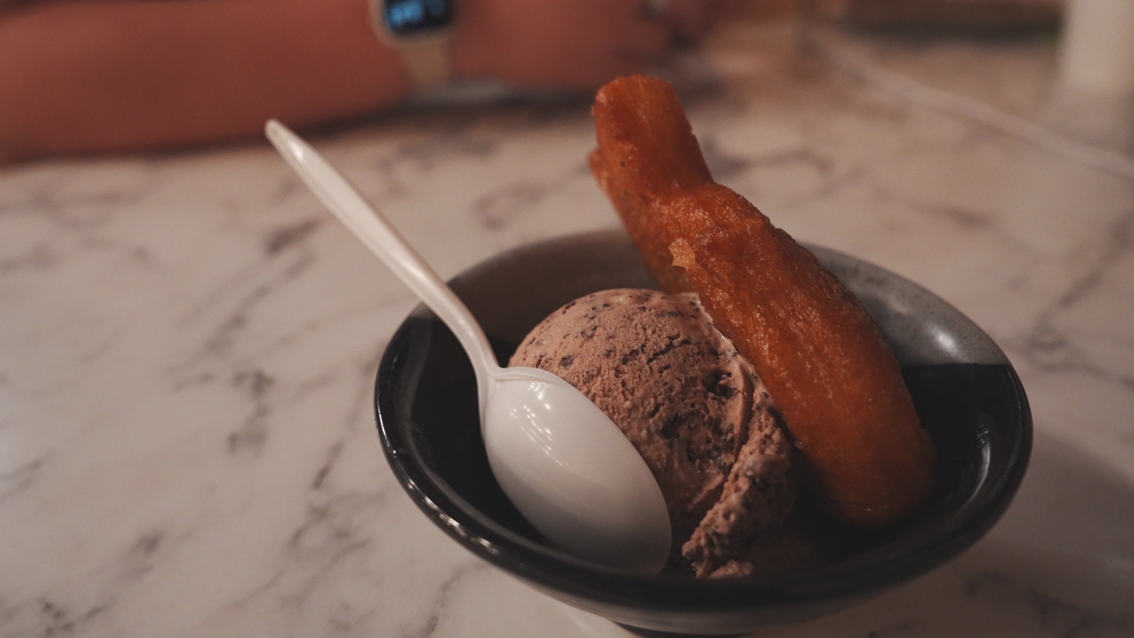 Taiyaki Ice Cream Dessert at AYCE Mabu Sushi
