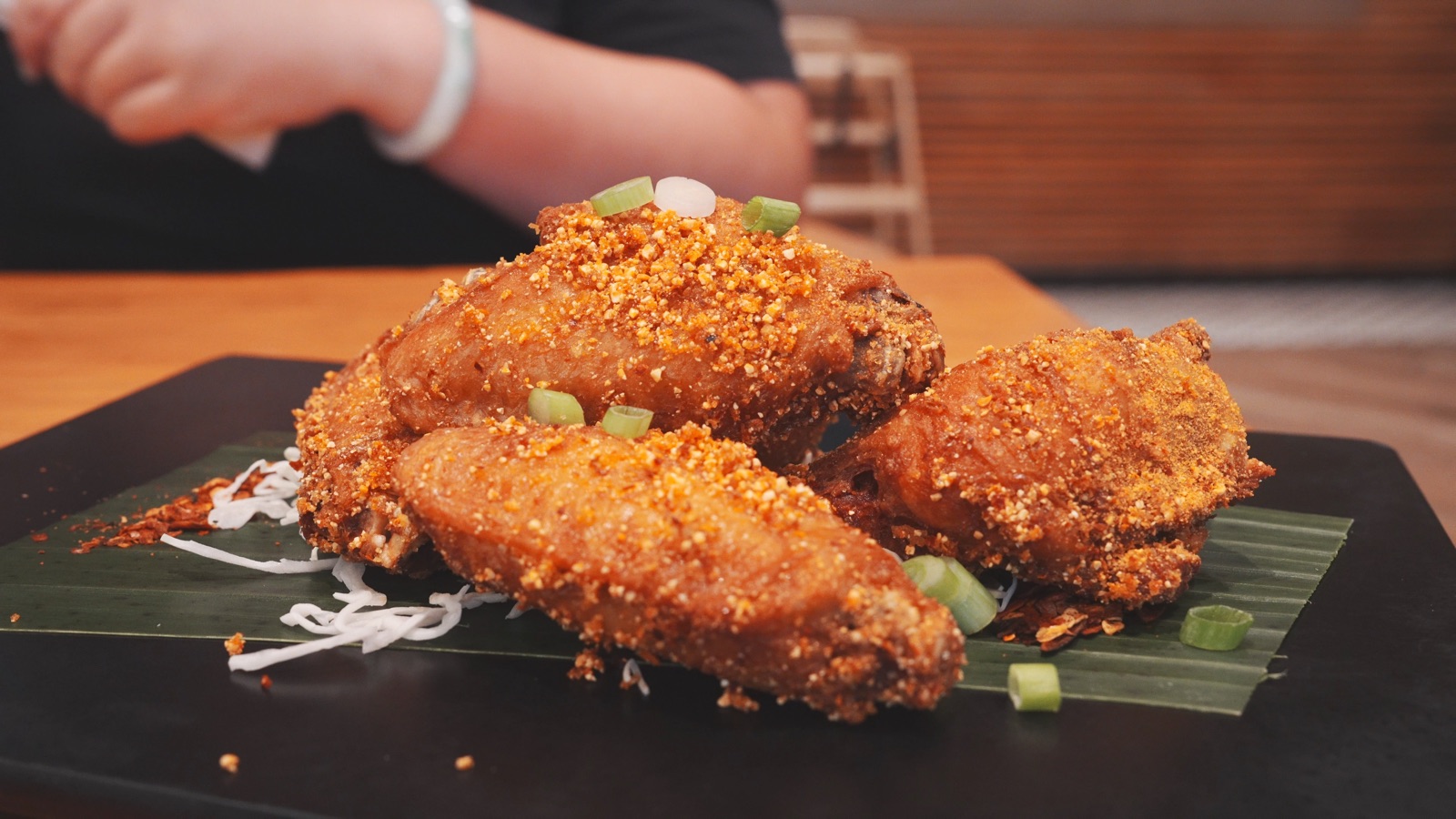 BBH Larb Wings at Bangkok Broth House