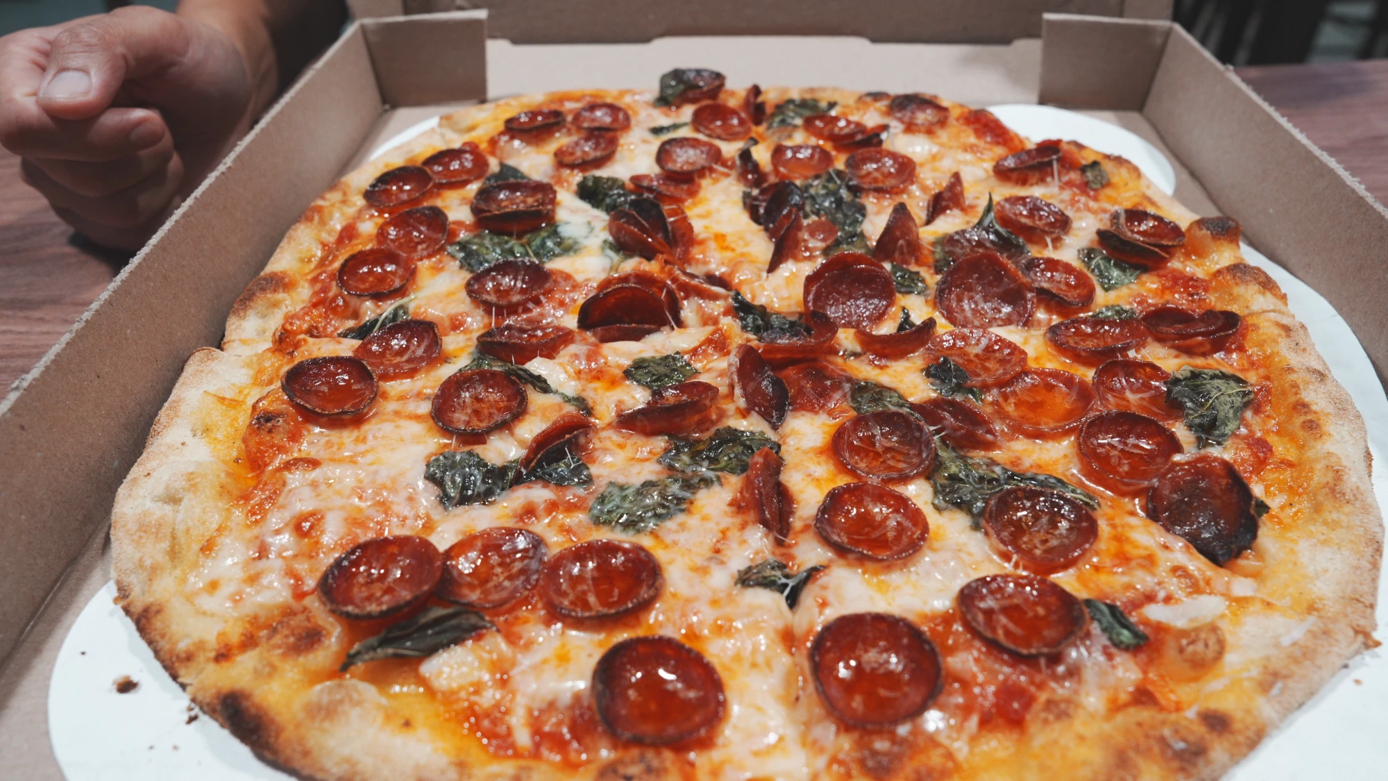 The Dude at Dough Dudes Pizza