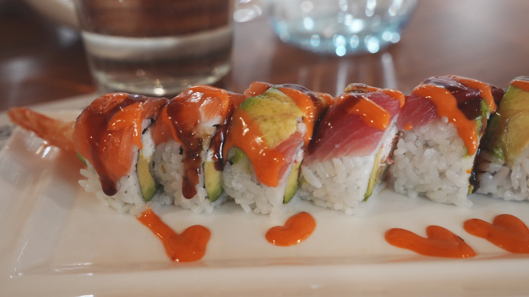 Monrovia Roll at Dozo Sushi & Bar