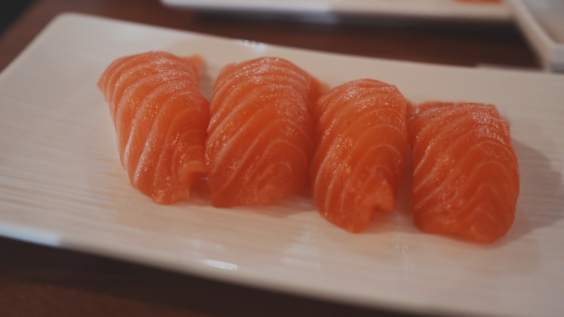 Salmon Nigiri at Dozo Sushi & Bar