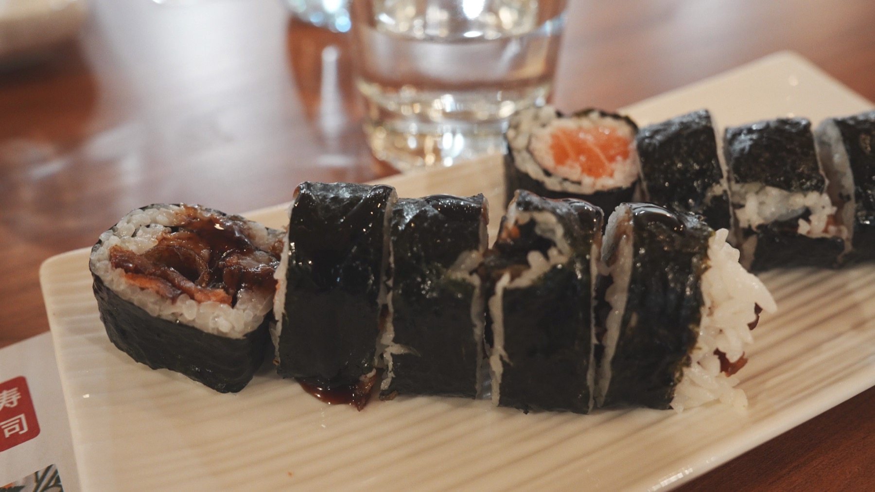 Salmon Skin Cut Roll at Dozo Sushi & Bar