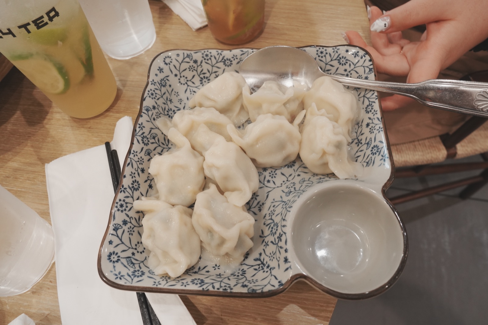 Kurobuta Pork, Shrimp, Egg & Chives Dumplings at Good Alley