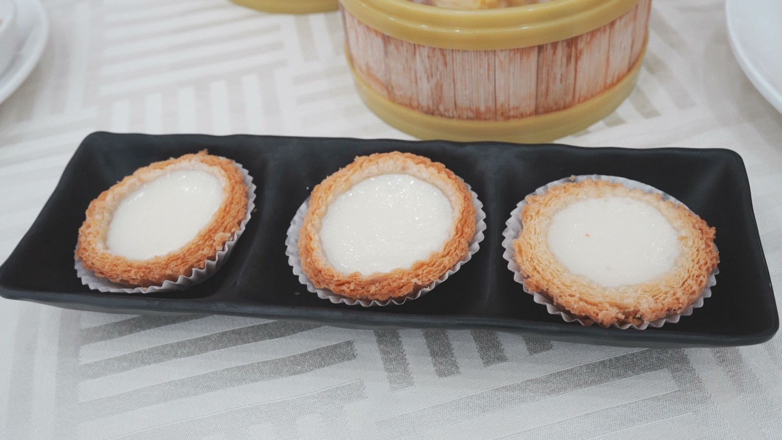 Milk & Egg White Custard Tart at JING Cantonese Seafood & Dim Sum