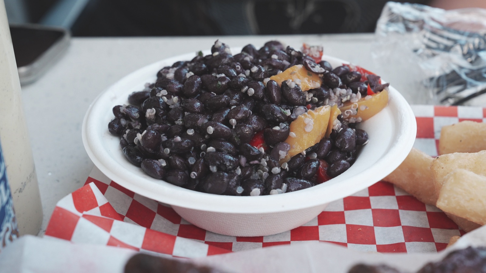Beans and Quinoa at Loli Farms