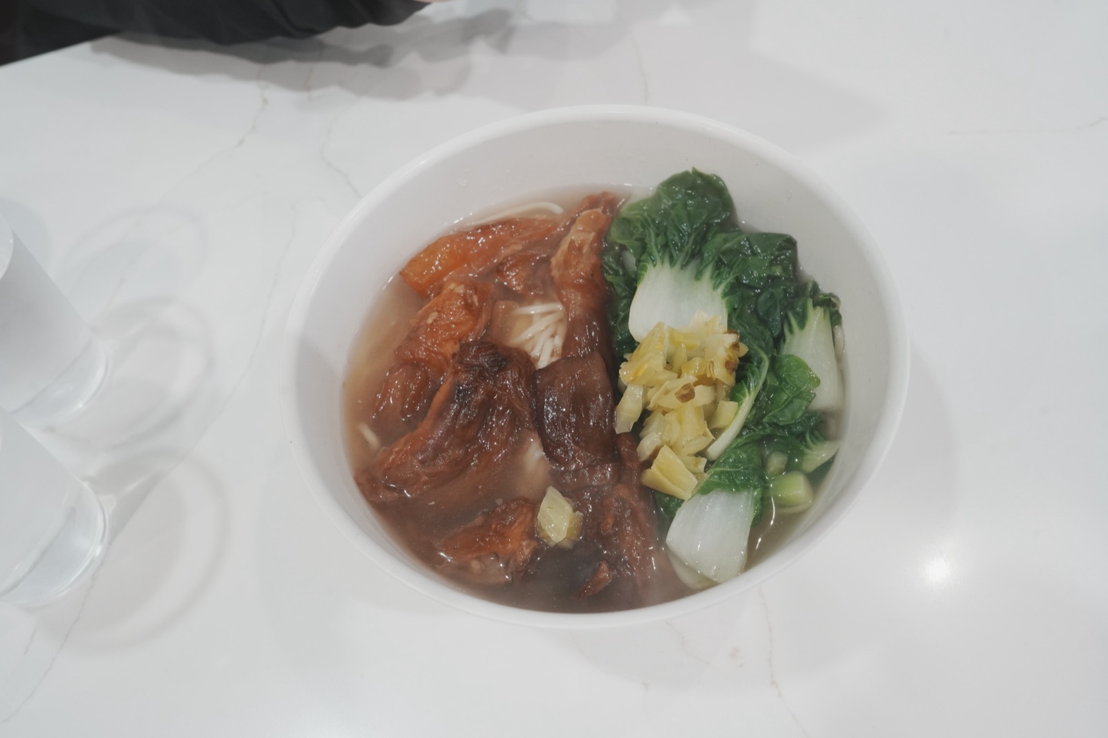 Beef Tendon Noodle Soup at Luscious Dumplings