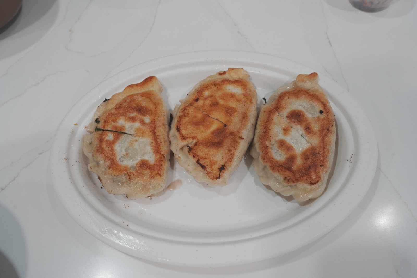 Pan-Fried Chive Pockets at Luscious Dumplings