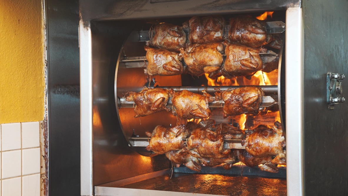 Peruvian Rotisserie Chicken at Mr Pollo