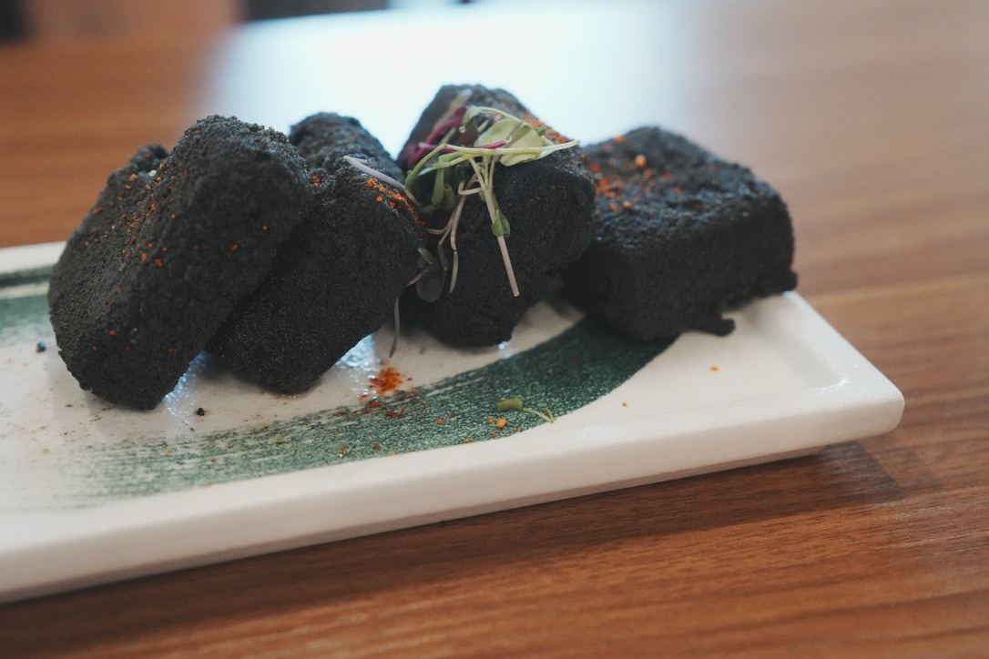 Charcoal Tofu at Nandao Rice & Noodle