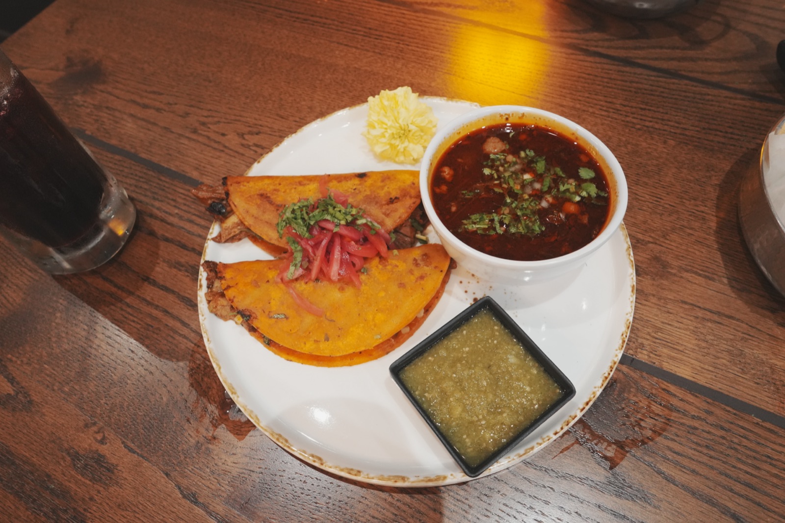 Slow-Cooked Birria Tacos at OMA Mexican Craft Kitchen