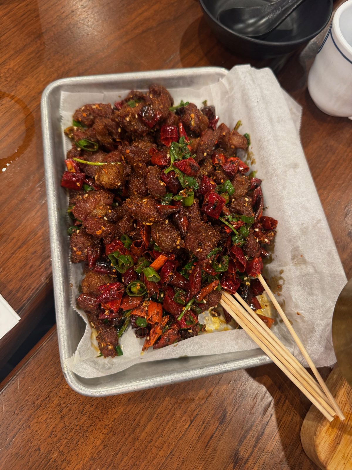 Stir-Fried Lamb with Cumin at Sichuan Impression