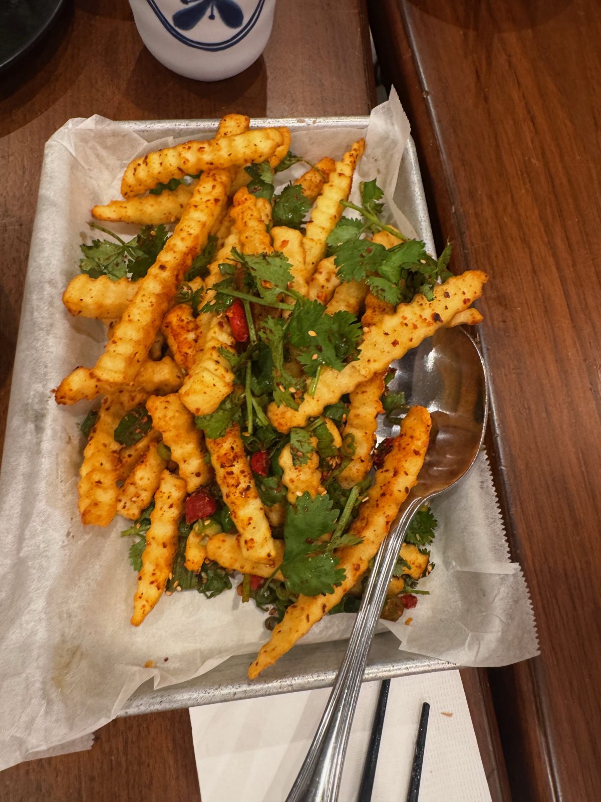 Potato Strips on Street Corner at Sichuan Impression