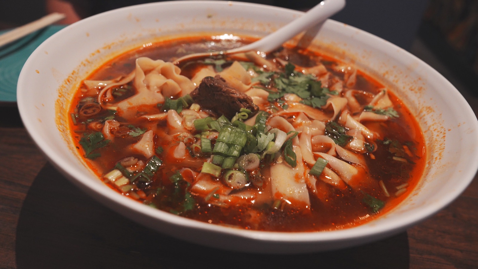 Spicy Beef Noodle Soup at The Barn Skewers & Noodles