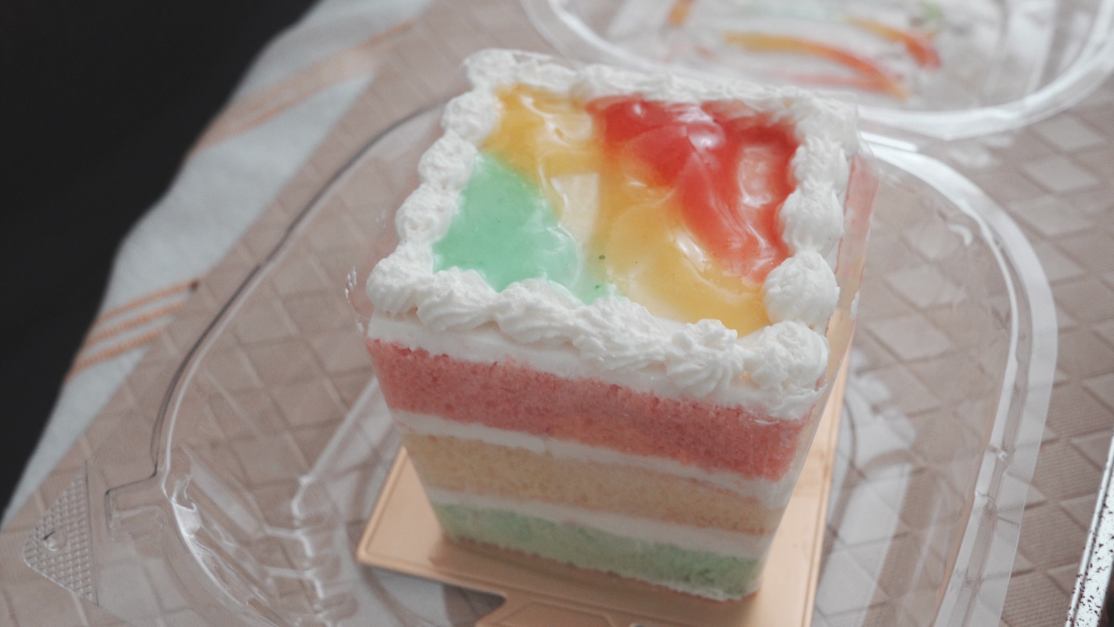 Hawaiian Rainbow Cake at The Wild Whisk Bakery