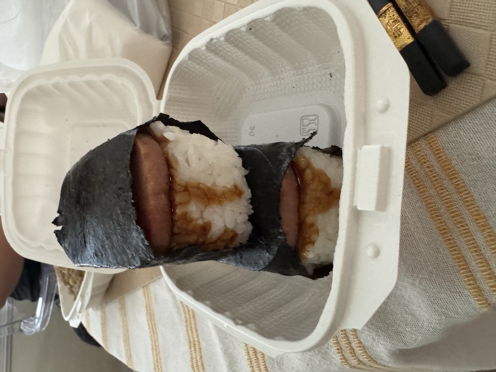 Spam Musubi at TK Cafe & Hawaiian BBQ